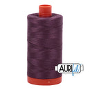 Aurifil Mako 50wt Cotton 1300 m (1422 yd.) spool - 2568 Mulberry<br>