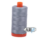 Aurifil Mako 50wt Cotton 1300 m (1422 yd.) spool - 2610 Light Blue Grey
