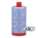 Aurifil Mako 50wt Cotton 1300 m (1422 yd.) spool - 2770 Very Light Delft<br>