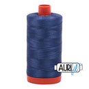 Aurifil Mako 50wt Cotton 1300 m (1422 yd.) spool - 2775 Street Blue<br>