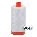 Aurifil Mako 50wt Cotton 1300 m (1422 yd.) spool - 2800 Mint Ice<br>