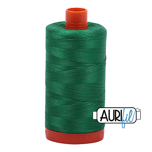 Aurifil Mako 50wt Cotton 1300 m (1422 yd.) spool - 2870 Green<br>