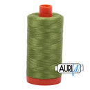 Aurifil Mako 50wt Cotton 1300 m (1422 yd.) spool - 2888 Fern Green<br>