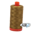 Aurifil Mako 50wt Cotton 1300 m (1422 yd.) spool - 2910 Medium Olive<br>