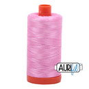 Aurifil Mako 50wt Cotton 1300 m (1422 yd.) spool - 3660 Bubblegum<br>