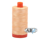 Aurifil Mako 50wt Cotton 1300 m (1422 yd.) spool - 3920 Golden Glow<br>