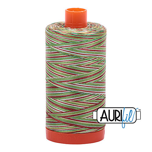 Aurifil Mako 50wt Cotton 1300 m (1422 yd.) spool - 4650 Leaves<br>