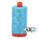 Aurifil Mako 50wt Cotton 1300 m (1422 yd.) spool - 4663 Baby Blue Eyes<br>