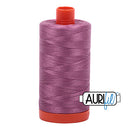 Aurifil Mako 50wt Cotton 1300 m (1422 yd.) spool - 5003 Wine<br>