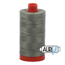 Aurifil Mako 50wt Cotton 1300 m (1422 yd.) spool - 5019 Military Green<br>