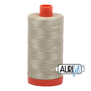 Aurifil Mako 50wt Cotton 1300 m (1422 yd.) spool - 5020 Light Military Green<br>
