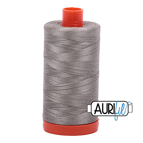 Aurifil Mako 50wt Cotton 1300 m (1422 yd.) spool - 6732 Earl Grey