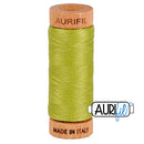 Aurifil Mako 80wt Cotton 274 m (300 yd.) spool - 1147 Light Leaf Green