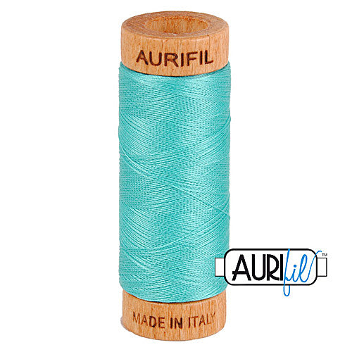 Aurifil Mako 80wt Cotton 274 m (300 yd.) spool - 1148 Light Jade