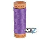Aurifil Mako 80wt Cotton 274 m (300 yd.) spool - 1243 Dusty Lavender