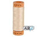 Aurifil Mako 80wt Cotton 274 m (300 yd.) spool - 2312 Ermine
