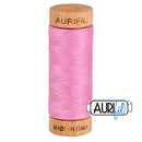 Aurifil Mako 80wt Cotton 274 m (300 yd.) spool - 2479 Medium Orchid
