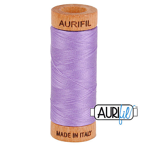 Aurifil Mako 80wt Cotton 274 m (300 yd.) spool - 2520 Violet