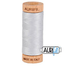 Aurifil Mako 80wt Cotton 274 m (300 yd.) spool - 2600 Dove