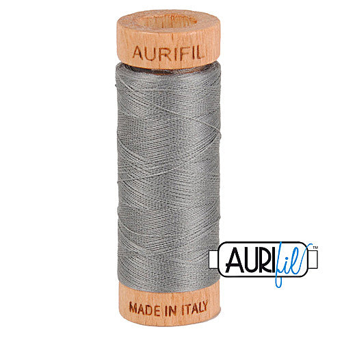 Aurifil Mako 80wt Cotton 274 m (300 yd.) spool - 2625 Arctic Ice