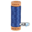 Aurifil Mako 80wt Cotton 274 m (300 yd.) spool - 2775 Street Blue
