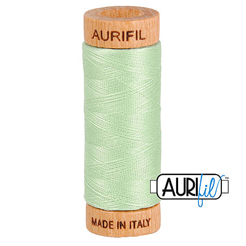 Aurifil Mako 80wt Cotton 274 m (300 yd.) spool - 2880 Pale Green