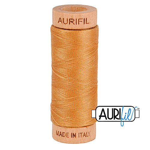 Aurifil Mako 80wt Cotton 274 m (300 yd.) spool - 2930 Golden Toast