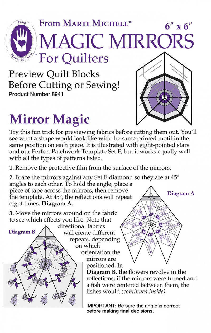 Magic Mirrors - 6 Inch X 6 Inch