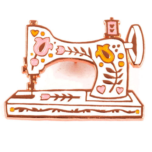 Vintage Sewing Machine Enamel Pin