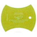 Small Apple Core Template for 5&quot; Charm Squares