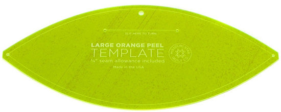 Large Orange Peel Template for 10&quot; Squares