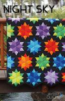 Night Sky Pattern front cover by Jaybird Quilts