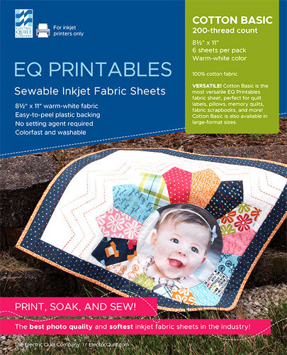 EQ Printables Inkjet Fabric Sheets
