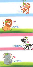 Quilt Labels - Jungle Animals