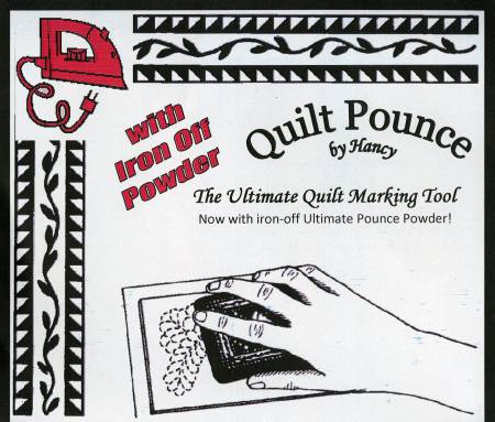 Quilt Pounce Ultimate Stencil Marking Pad with Iron Off Chalk
