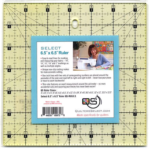 Quilters Select 6Ω&quot; X 6Ω&quot; Ruler