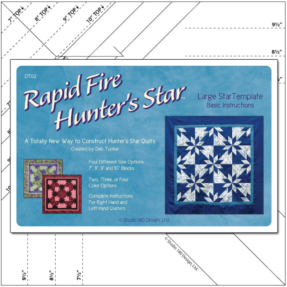 Rapid Fire Hunterís Star - Large Ruler