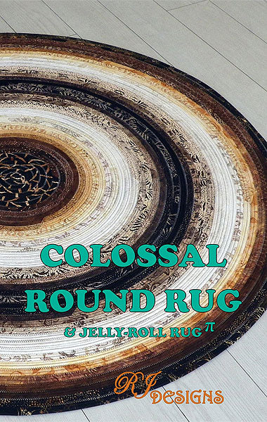 Colossal Round Rug & Jelly Roll Rug &