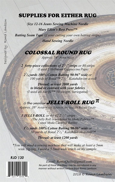 Colossal Round Rug & Jelly Roll Rug