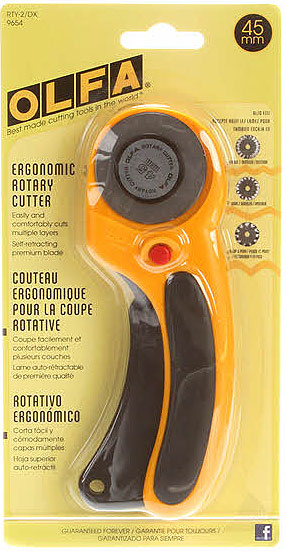 45mm Olfa Ergonomic Rotary Cutter