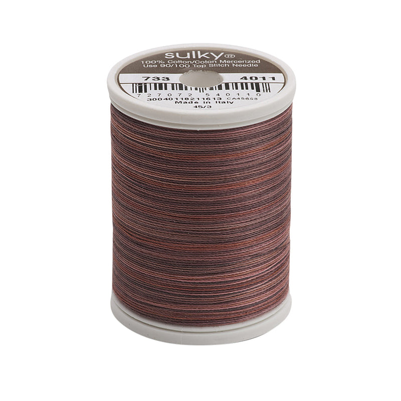 Sulky Blendables 30 wt. 2-ply 500 yd. spool - 4011 Milk Chocolate