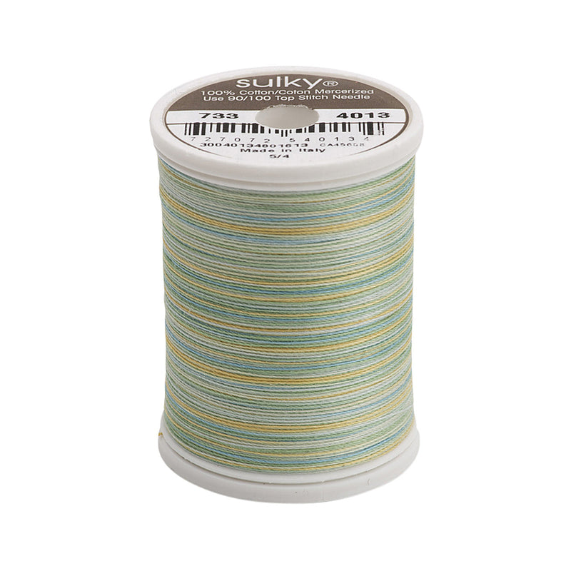 Sulky Blendables 30 wt. 2-ply 500 yd. spool - 4013 Sun and Sea