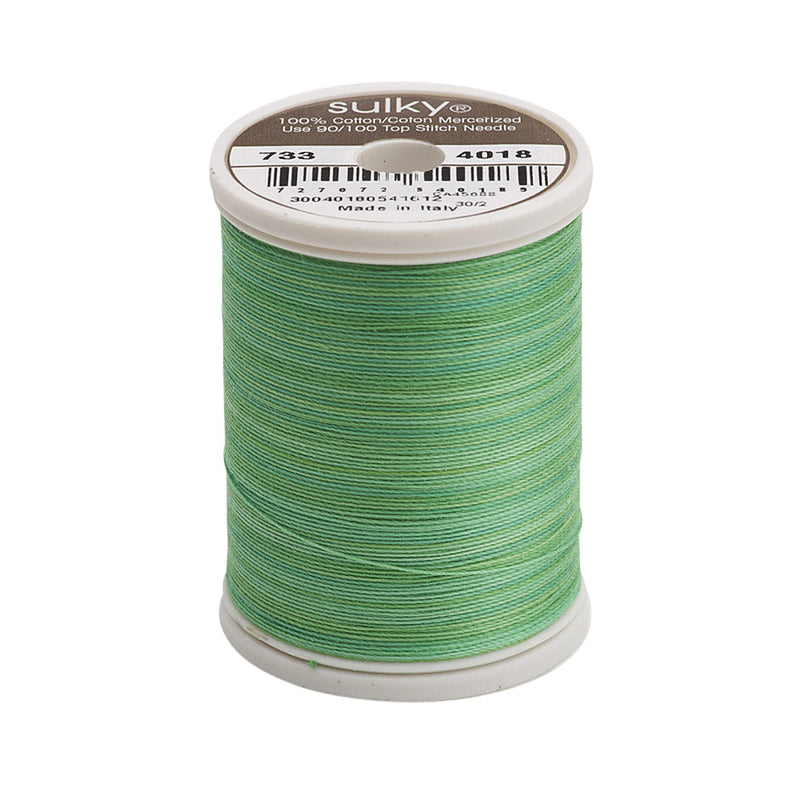 Sulky Blendables 30 wt. 2-ply 500 yd. spool - 4018 Summer Grass