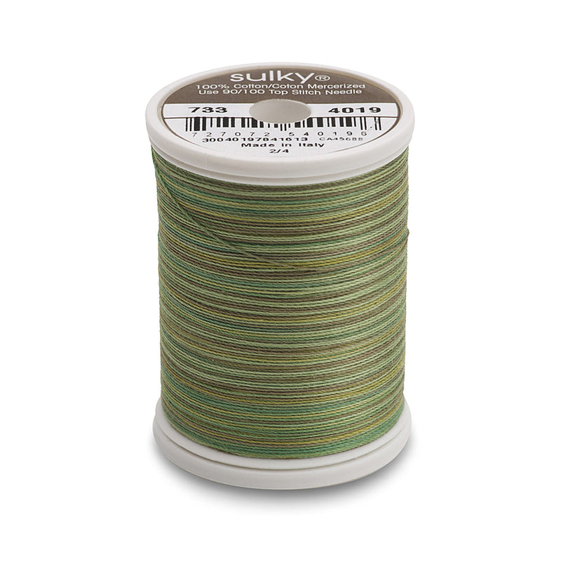 Sulky Blendables 30 wt. 2-ply 500 yd. spool - 4019 Forest Floor
