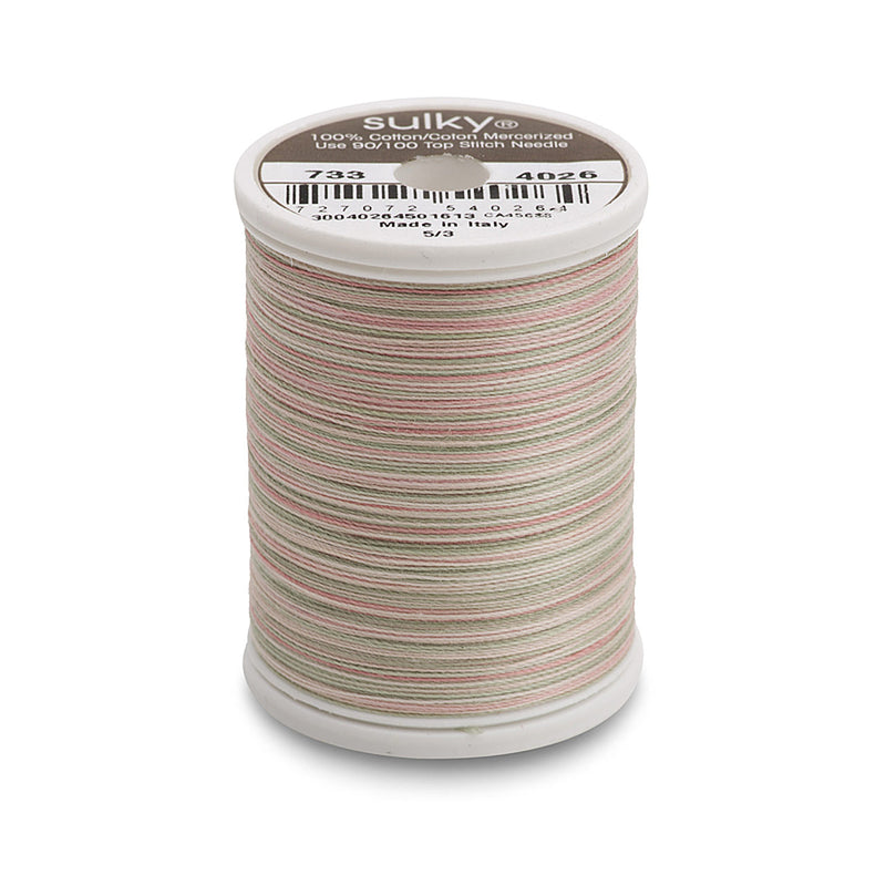 Sulky Blendables 30 wt. 2-ply 500 yd. spool - 4026 Earth Pastels