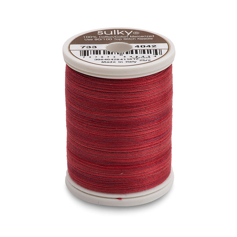 Sulky Blendables 30 wt. 2-ply 500 yd. spool - 4042 Redwork
