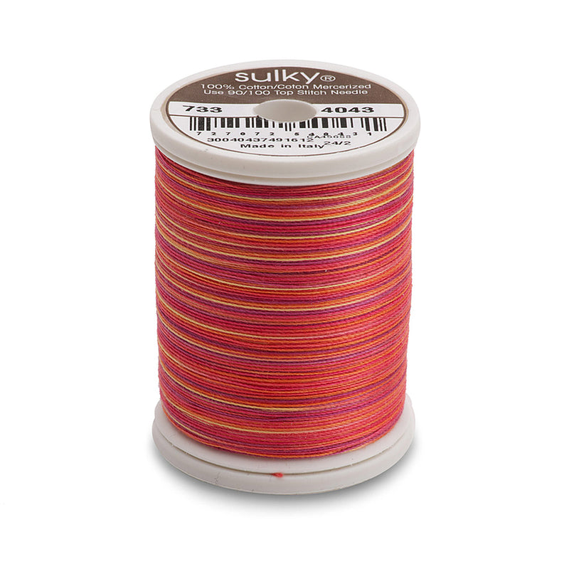 Sulky Blendables 30 wt. 2-ply 500 yd. spool - 4043 Tropical