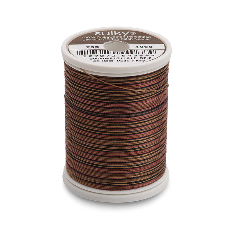Sulky Blendables 30 wt. 2-ply 500 yd. spool - 4068 Dk. Chocolate