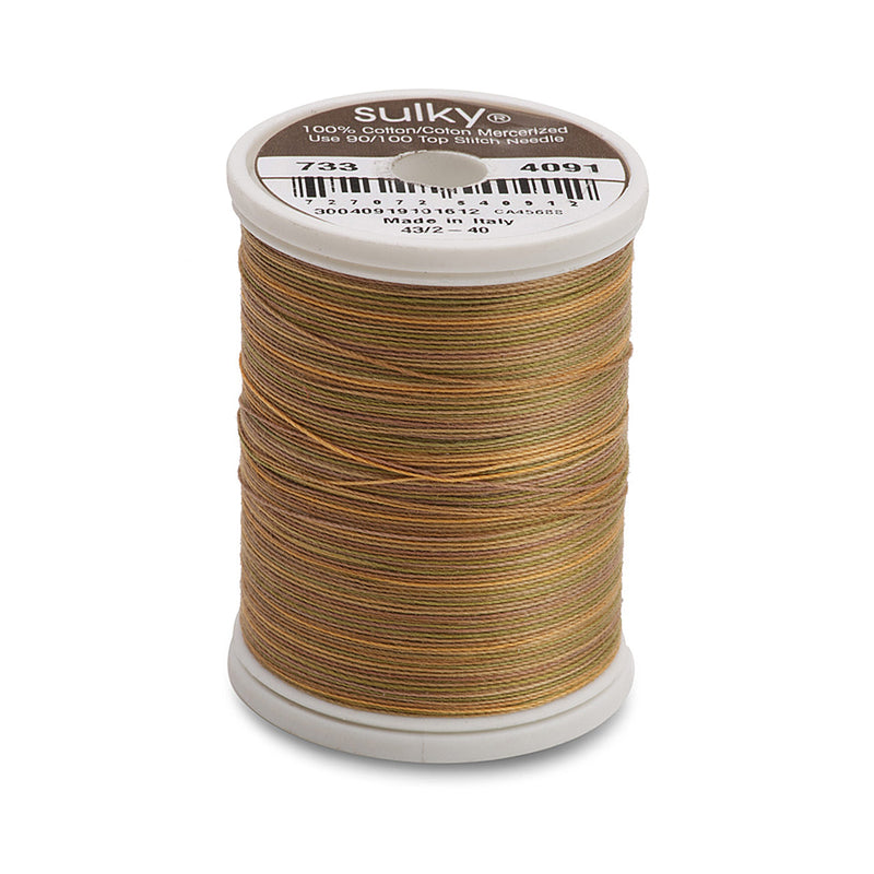Sulky Blendables 30 wt. 2-ply 500 yd. spool - 4091 Camouflage