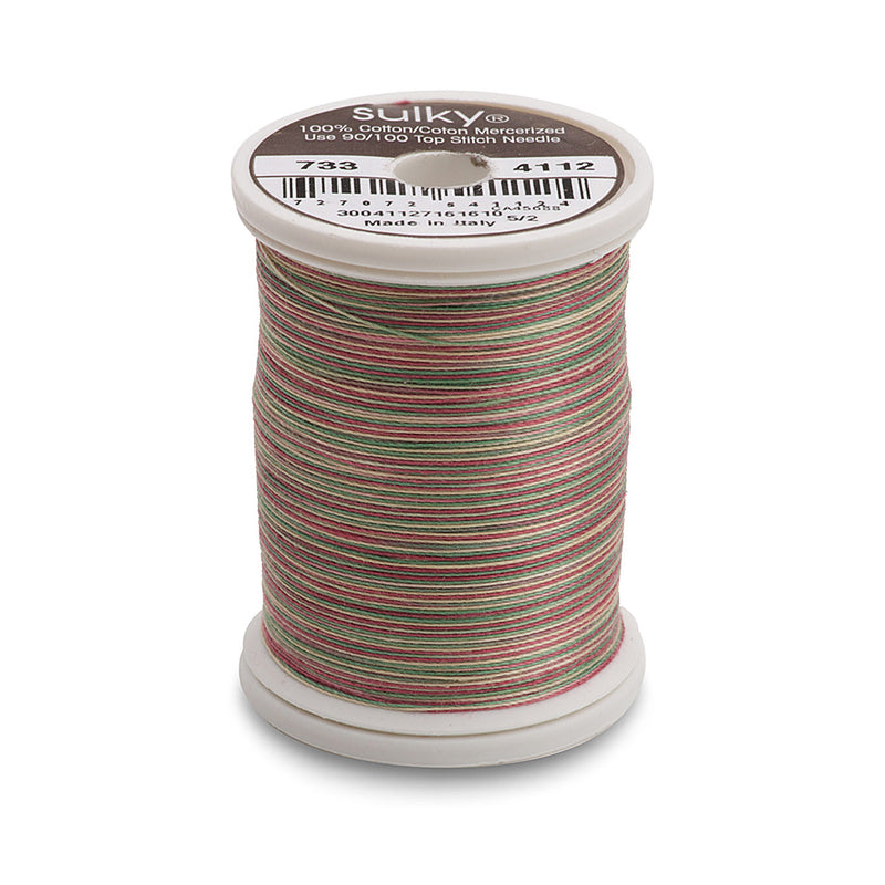 Sulky Blendables 30 wt. 2-ply 500 yd. spool - 4112 Vintage Holiday